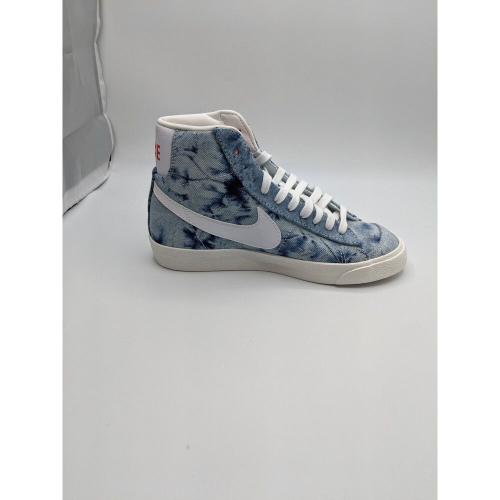 Nike Blazer Mid 'Tie-Dye Denim' Blue White - Picture 6 of 9